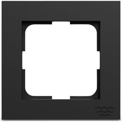 Elko Plus Ramme 1-hull Havplast Sort - 1410681 Elko Plus Ramme 1-hull Havplast Sort - 1410681