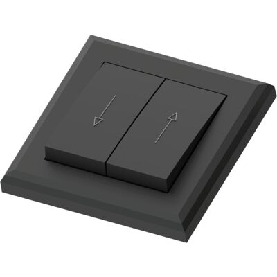 Namron Edge bryter innfelt markise matt sort - 1415915 Namron Edge bryter innfelt markise matt sort - 1415915