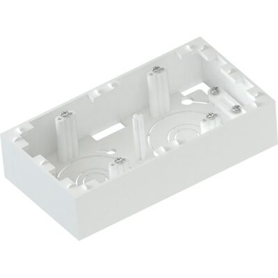 Namron Edge kappe dobbel hvit 35mm - 1415946 Namron Edge kappe dobbel hvit 35mm - 1415946