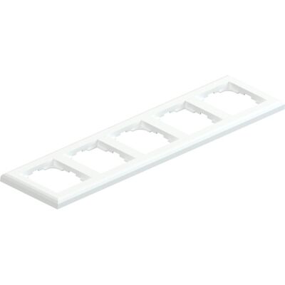 Namron Edge kombinasjonsplate 5-hull polarhvit - 1415950 Namron Edge kombinasjonsplate 5-hull polarhvit - 1415950