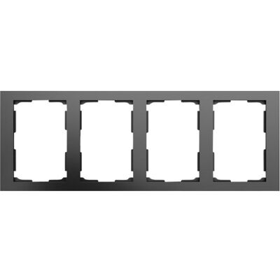 Elko Plus Ramme 4-Hull dblstikk Sort - 1427521 Elko Plus Ramme 4-Hull dblstikk Sort - 1427521