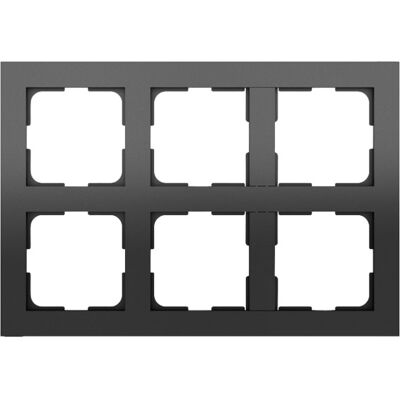 Elko Plus Multiramme 2x3 Hull Sort - 1427538 Elko Plus Multiramme 2x3 Hull Sort - 1427538