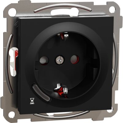 Elko Plus enkel stikk m/timer 16A Sort - 1478269 Elko Plus enkel stikk m/timer 16A Sort - 1478269
