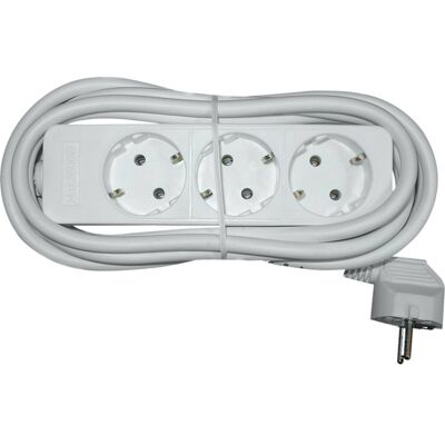 Namron Skjøteledning 3-veis Jord 5M - 1504824 Namron Skjøteledning 3-veis Jord 5M - 1504824