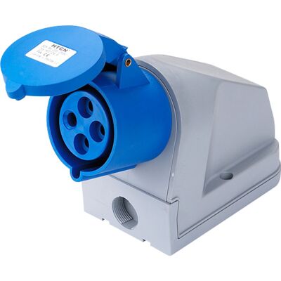 Namron Stikkontakt Utvendig 32A 3Pol+J 230V 9H IP44. 332-9 - 1504906 Namron Stikkontakt Utvendig 32A 3Pol+J 230V 9H IP44. 332-9 - 1504906