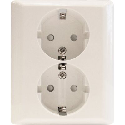 Namron Stikkontakt dobbel innfelt jord og barnevern PH - 1504950 Namron Stikkontakt dobbel innfelt jord og barnevern PH - 1504950