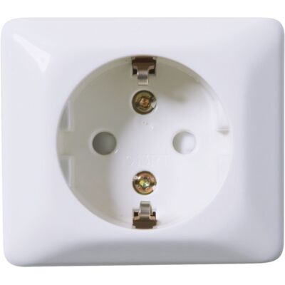 Stikkontakt Enkel PÃ¥vegg med Jord RS Renhvit Elko - 1511555 Stikkontakt Enkel PÃ¥vegg med Jord RS Renhvit Elko - 1511555