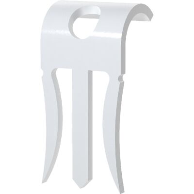 CASTOR Gipsklammer G-B-13 Hvit 20 stk - 151508 CASTOR Gipsklammer G-B-13 Hvit 20 stk - 151508