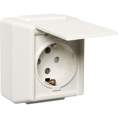 Stikkontakt Enkel PÃ¥vegg med/Jord 1054 U PT IP44 PH Elko - 1530615 Stikkontakt Enkel PÃ¥vegg med/Jord 1054 U PT IP44 PH Elko - 1530615