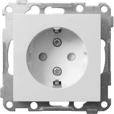 Enkel stikk sentr. Innfelt RS Renhvit Elko - 1540140 Enkel stikk sentr. Innfelt RS Renhvit Elko - 1540140