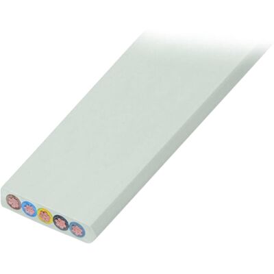 Wago 1550583 Flatkabel 5x16mm² Innendørs Grå Wago 1550583 Flatkabel 5x16mm² Innendørs Grå