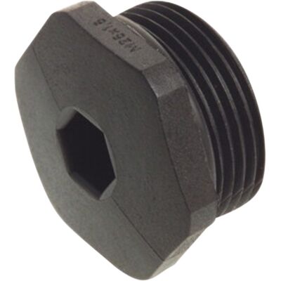 WAGO Blindplugg M25 med O-Ring Sort - 1550589 WAGO Blindplugg M25 med O-Ring Sort - 1550589