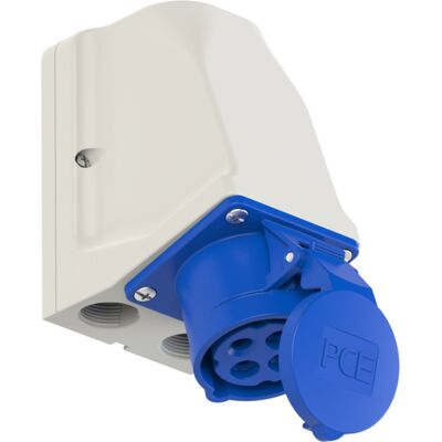 PC Electric Stikkontakt Gjennomgangskobling 16A 3Pol+J 230V 9H IP44 - 1578014 PC Electric Stikkontakt Gjennomgangskobling 16A 3Pol+J 230V 9H IP44 - 1578014