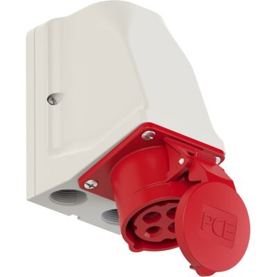 PC Electric Stikkontakt Gjennomgangskobling 16A 3Pol+J 400V 6H IP44 - 1578016 PC Electric Stikkontakt Gjennomgangskobling 16A 3Pol+J 400V 6H IP44 - 1578016