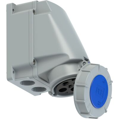 PC Electric Stikkontakt Utvendig 63A 3Pol+J 230V 9H IP67 - 1578134 PC Electric Stikkontakt Utvendig 63A 3Pol+J 230V 9H IP67 - 1578134