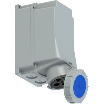 PC Electric Stikkontakt Utvendig Skrå 125A 3Pol+J 230V 9H IP67 - 1578144 PC Electric Stikkontakt Utvendig Skrå 125A 3Pol+J 230V 9H IP67 - 1578144