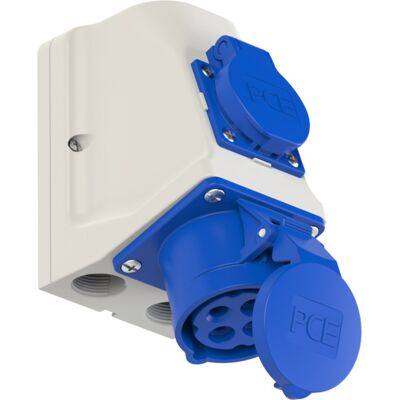 PC Electric Stikkontakt Kombi 16A 3Pol+J 230V 9H IP44 - 1578198 PC Electric Stikkontakt Kombi 16A 3Pol+J 230V 9H IP44 - 1578198