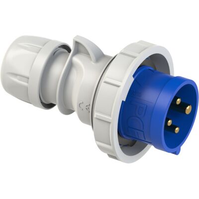 PC Electric Støpsel 32A 3Pol+J 230V 9H IP67 - 1578225 PC Electric Støpsel 32A 3Pol+J 230V 9H IP67 - 1578225