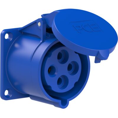 PC Electric Stikkontakt Innfelt Rett 32A 3Pol+Jord 230V 9H IP44 - 1578554 PC Electric Stikkontakt Innfelt Rett 32A 3Pol+Jord 230V 9H IP44 - 1578554