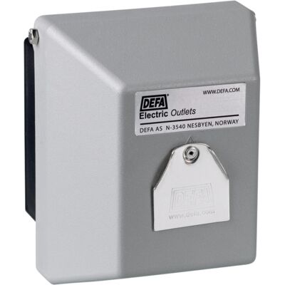 Stansefabrikken Duo veggboks 2xuttak grå - 1584701 Stansefabrikken Duo veggboks 2xuttak grå - 1584701