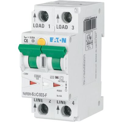 Eaton xDigital NdRBM-6/2/C/003-F jordfeilautomatikk - Type-F, Oransje Eaton xDigital NdRBM-6/2/C/003-F jordfeilautomatikk - Type-F, Oransje