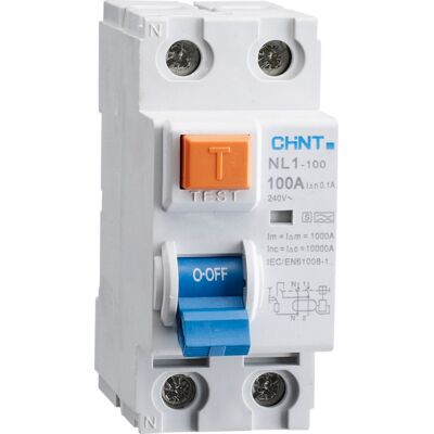 Chint JORDFEILBRYTER 2P 63A 30mA G-TYPE - 1612412 Chint JORDFEILBRYTER 2P 63A 30mA G-TYPE - 1612412