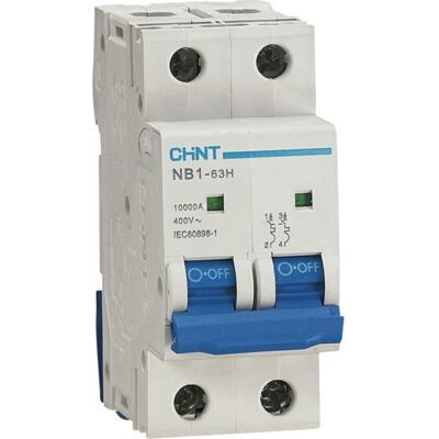 Chint Automatsikring 2P 32A C-KAR 10KA Cenika - 1615532 Chint Automatsikring 2P 32A C-KAR 10KA Cenika - 1615532