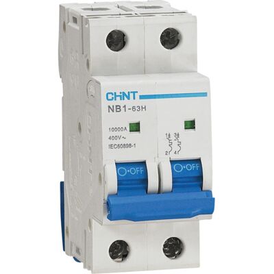 Chint Automatsikring 2P 20A D-KAR 10KA - 1615556 Chint Automatsikring 2P 20A D-KAR 10KA - 1615556