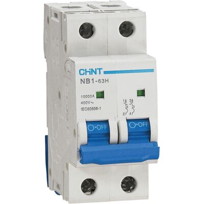 Chint Automatsikring 2P 32A D-KAR 10KA - 1615558 Chint Automatsikring 2P 32A D-KAR 10KA - 1615558