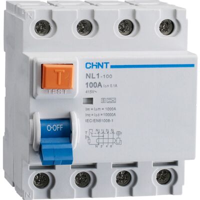 Chint JORDFEILBRYTER 4P 63A 300mA - 1615660 Chint JORDFEILBRYTER 4P 63A 300mA - 1615660