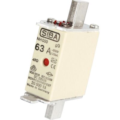 SIBA HØYEF.SIKR. NH00 160A 500V - 1619233 SIBA HØYEF.SIKR. NH00 160A 500V - 1619233