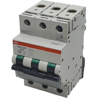 Overbelastningsvern S203-OV25A 3p ABB - 1623976 Overbelastningsvern S203-OV25A 3p ABB - 1623976