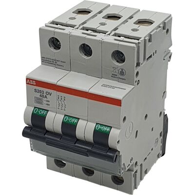 Overbelastningsvern S203-OV40A 3p ABB - 1623978 Overbelastningsvern S203-OV40A 3p ABB - 1623978