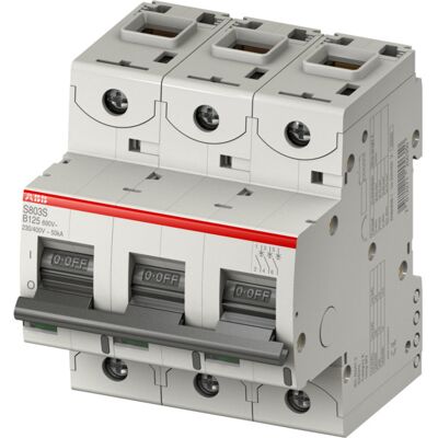 Automatsikring S803S-C80A 3P ABB - 1628781 Automatsikring S803S-C80A 3P ABB - 1628781