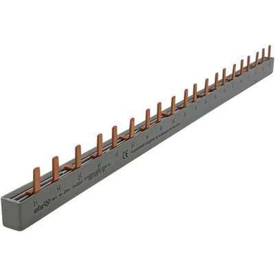 EFA Samleskinne stift S3/10 L1-L2-L3 10mm² 20 mod - 1643267 EFA Samleskinne stift S3/10 L1-L2-L3 10mm² 20 mod - 1643267