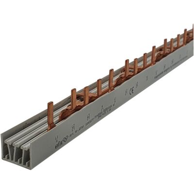 EFA Samleskinne stift S4/16 L1-L2-L3-N 16mm² 1m - 1643277 EFA Samleskinne stift S4/16 L1-L2-L3-N 16mm² 1m - 1643277