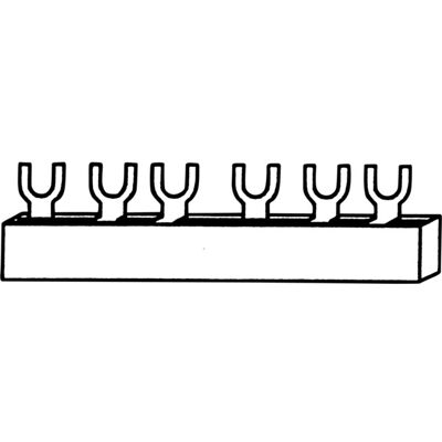 Eaton EVG-3PHAS/16MODUL Fordelingsskinne - 3-fase, 16 moduler, 10mm² Eaton EVG-3PHAS/16MODUL Fordelingsskinne - 3-fase, 16 moduler, 10mm²