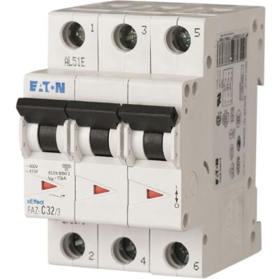 Eaton FAZ-B13/3 3-polig Automat - B karakteristikk, 13A, 400V Eaton FAZ-B13/3 3-polig Automat - B karakteristikk, 13A, 400V