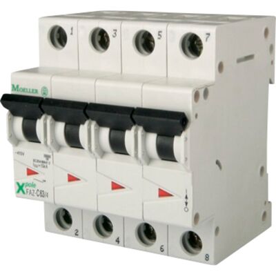 Eaton 4P 16A 16A Automatbryter - DIN-montering Eaton 4P 16A 16A Automatbryter - DIN-montering