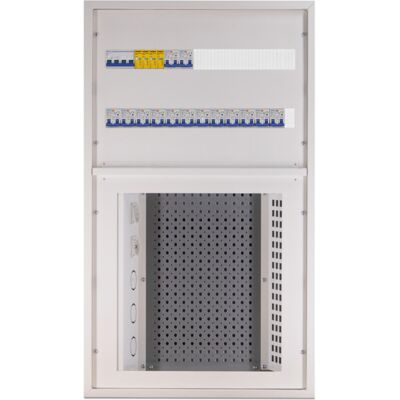 Cenika Fordelingsskap NEK700 2x25mod+Media 150m2 B55 H95 D15 - 1700407 Cenika Fordelingsskap NEK700 2x25mod+Media 150m2 B55 H95 D15 - 1700407