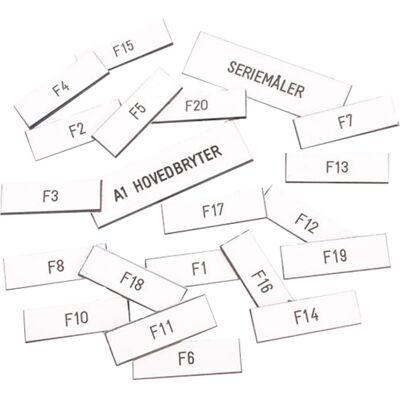 Cenika MERKESETT 230/400V FOR BOLIGSKAP/SENTRAL 1-20 CV010689 - 1701631 Cenika MERKESETT 230/400V FOR BOLIGSKAP/SENTRAL 1-20 CV010689 - 1701631