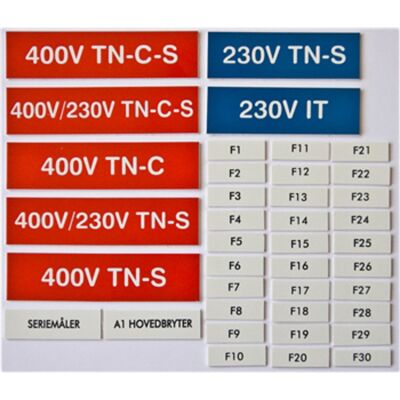Stansefabrikken Merkeskilt sikringsskap - 1725455 Stansefabrikken Merkeskilt sikringsskap - 1725455
