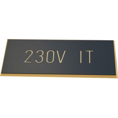 EFA Merkeskilt Selvklebende 230V IT Blå - 1765350 EFA Merkeskilt Selvklebende 230V IT Blå - 1765350