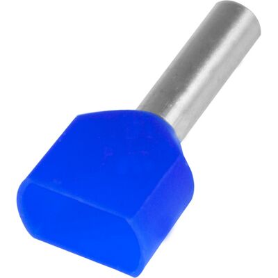 Nemiq Isolert dobbel endehylse 2.5mm2-10 Blå - 2042996 Nemiq Isolert dobbel endehylse 2.5mm2-10 Blå - 2042996