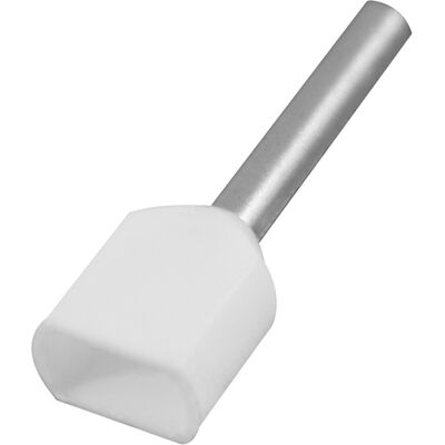 Nemiq Isolert dobbel endehylse 0.75mm2-8 Hvit - 2043000 Nemiq Isolert dobbel endehylse 0.75mm2-8 Hvit - 2043000