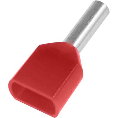 Nemiq Isolert dobbel endehylse 1.5mm2-8 Rød - 2043005 Nemiq Isolert dobbel endehylse 1.5mm2-8 Rød - 2043005