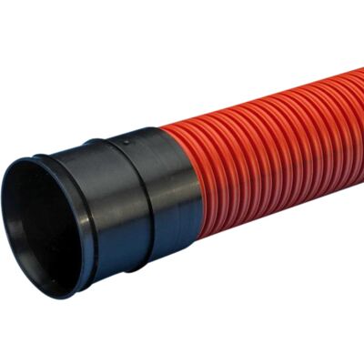 Wavin - SN8 110mm - Rød 6m - Kabelrør Wavin - SN8 110mm - Rød 6m - Kabelrør