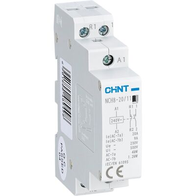 Cenika MODULÆRKONTAKTOR 20A 1NO/ 1NC 230V - 4100104 Cenika MODULÆRKONTAKTOR 20A 1NO/ 1NC 230V - 4100104