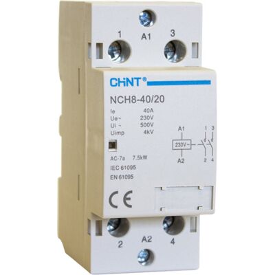 Cenika MODULÆRKONTAKTOR 63A 1NO+1NC 230V - 4100107 Cenika MODULÆRKONTAKTOR 63A 1NO+1NC 230V - 4100107