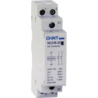 Chint MODULÆRKONTAKTOR 20A 2POL 230V 2NO - 4101316 Chint MODULÆRKONTAKTOR 20A 2POL 230V 2NO - 4101316